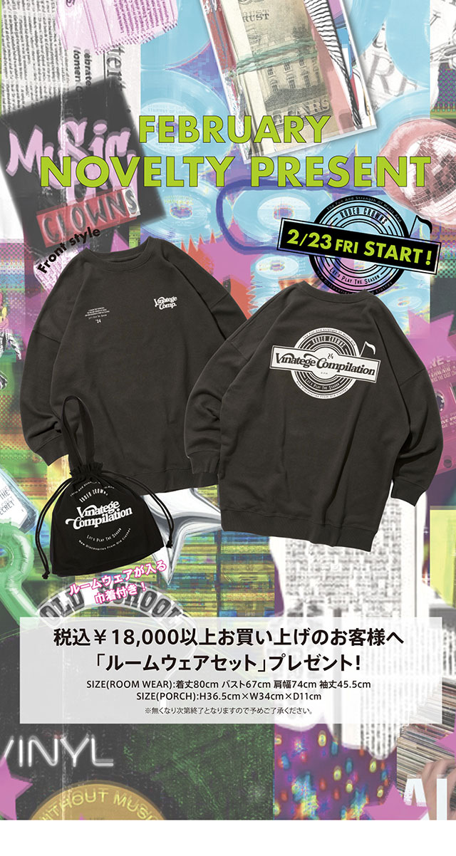 NOVELTY｜バロックジャパンリミテッド 公式通販サイト SHEL'TTER WEB