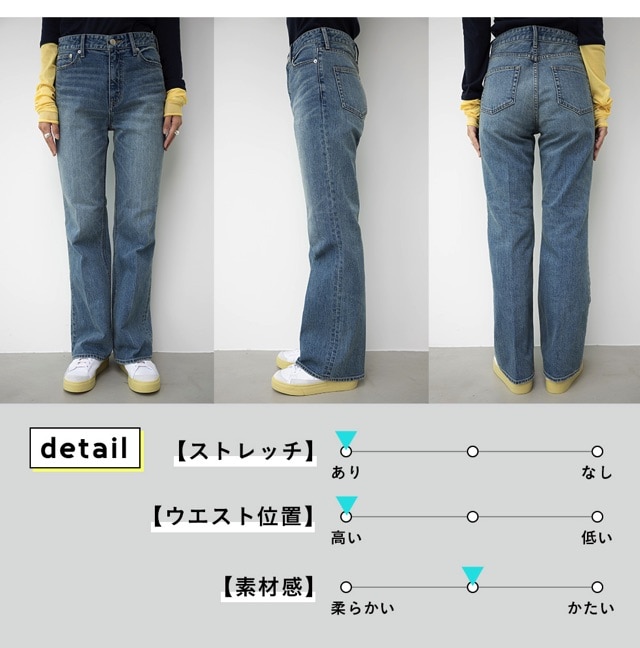 FLARE DENIM｜バロックジャパンリミテッド 公式通販サイト SHEL'TTER