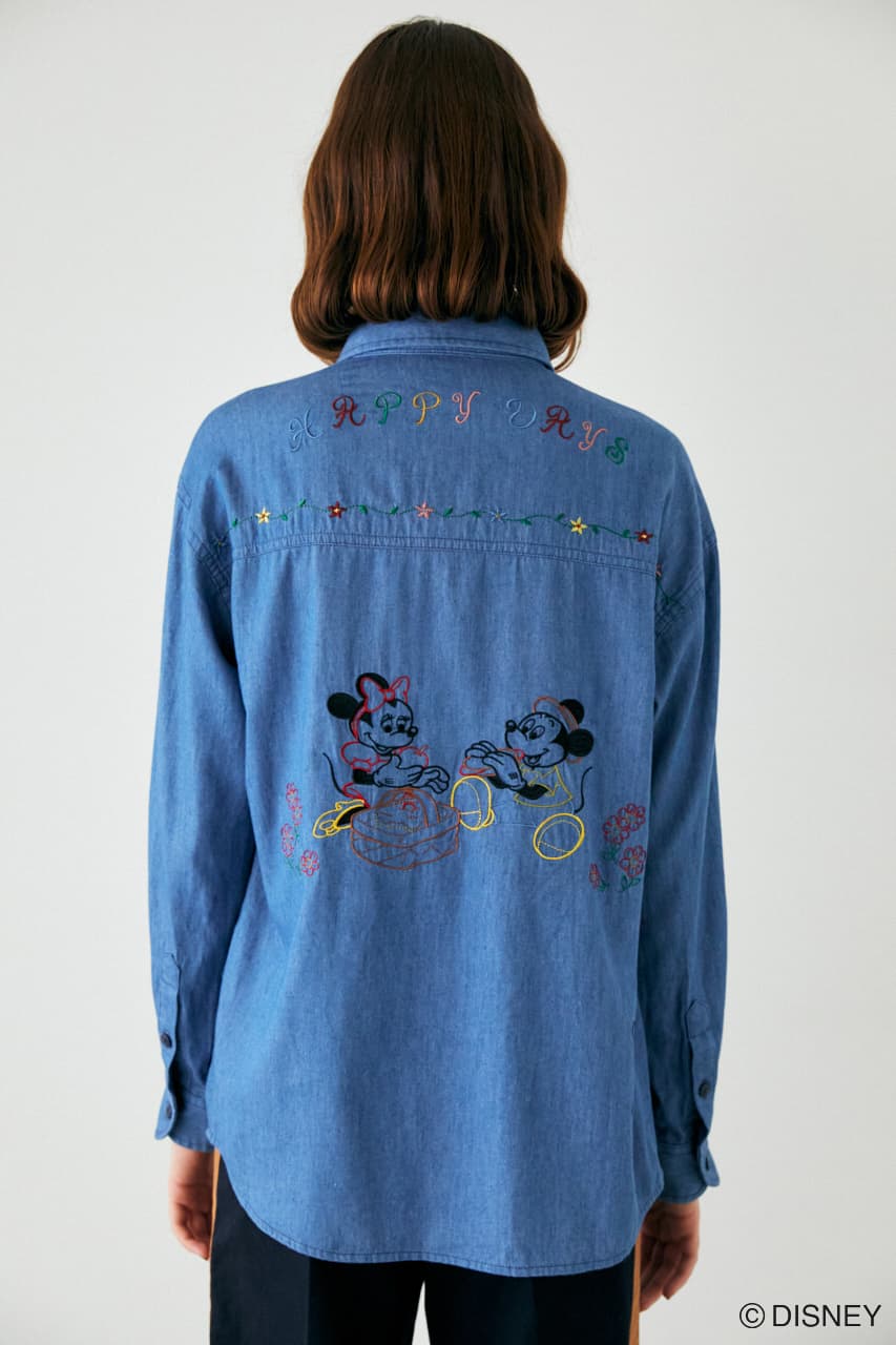 MD MICKEY EMBROIDERY SHIRT