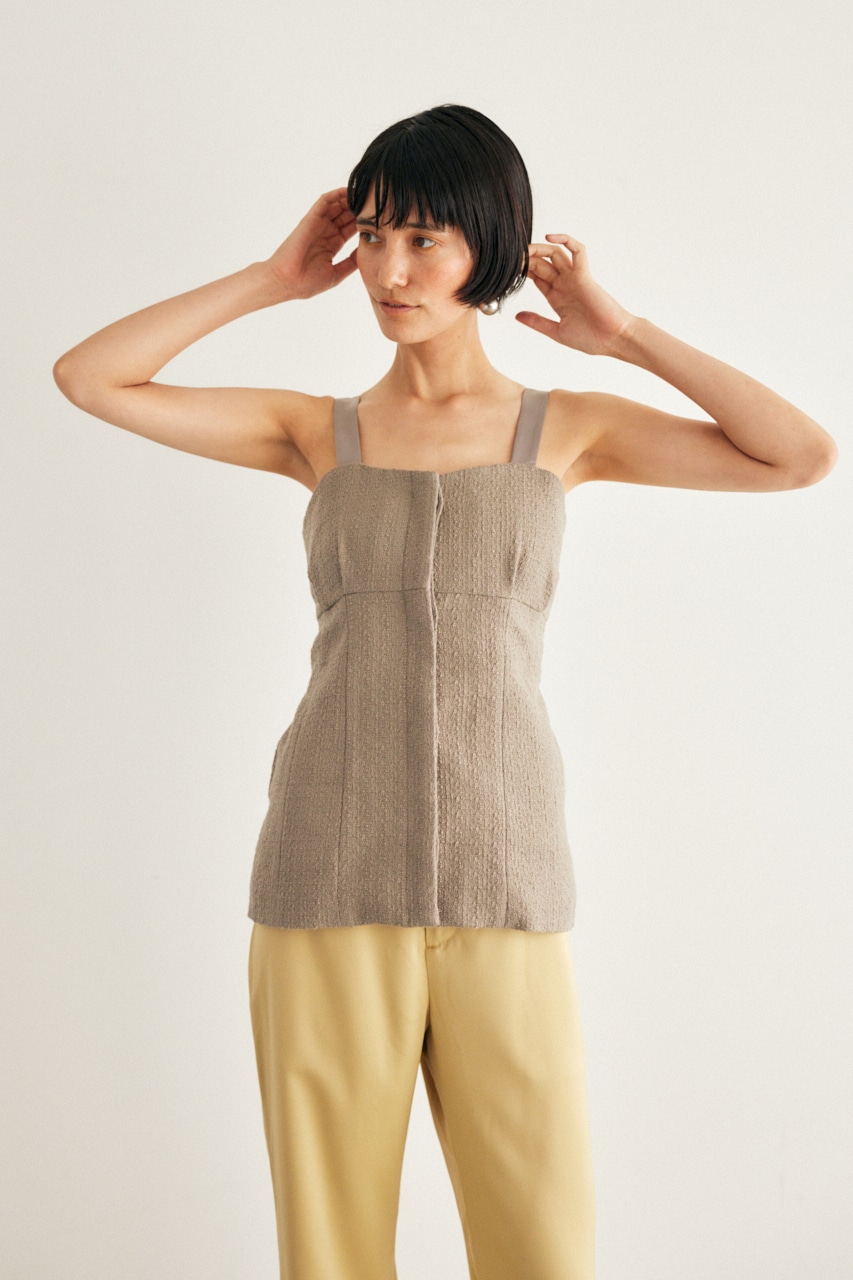 M_ | 【M_】TWEED SLEEVELESS トップス (キャミソール ) |SHEL'TTER