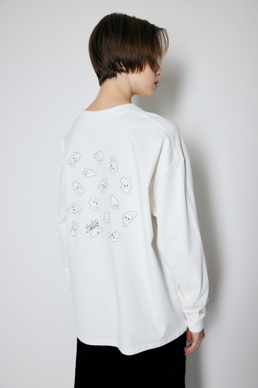 MOUSSY | PU EMBROIDERY PRINT L／Tシャツ (Tシャツ・カットソー(長袖