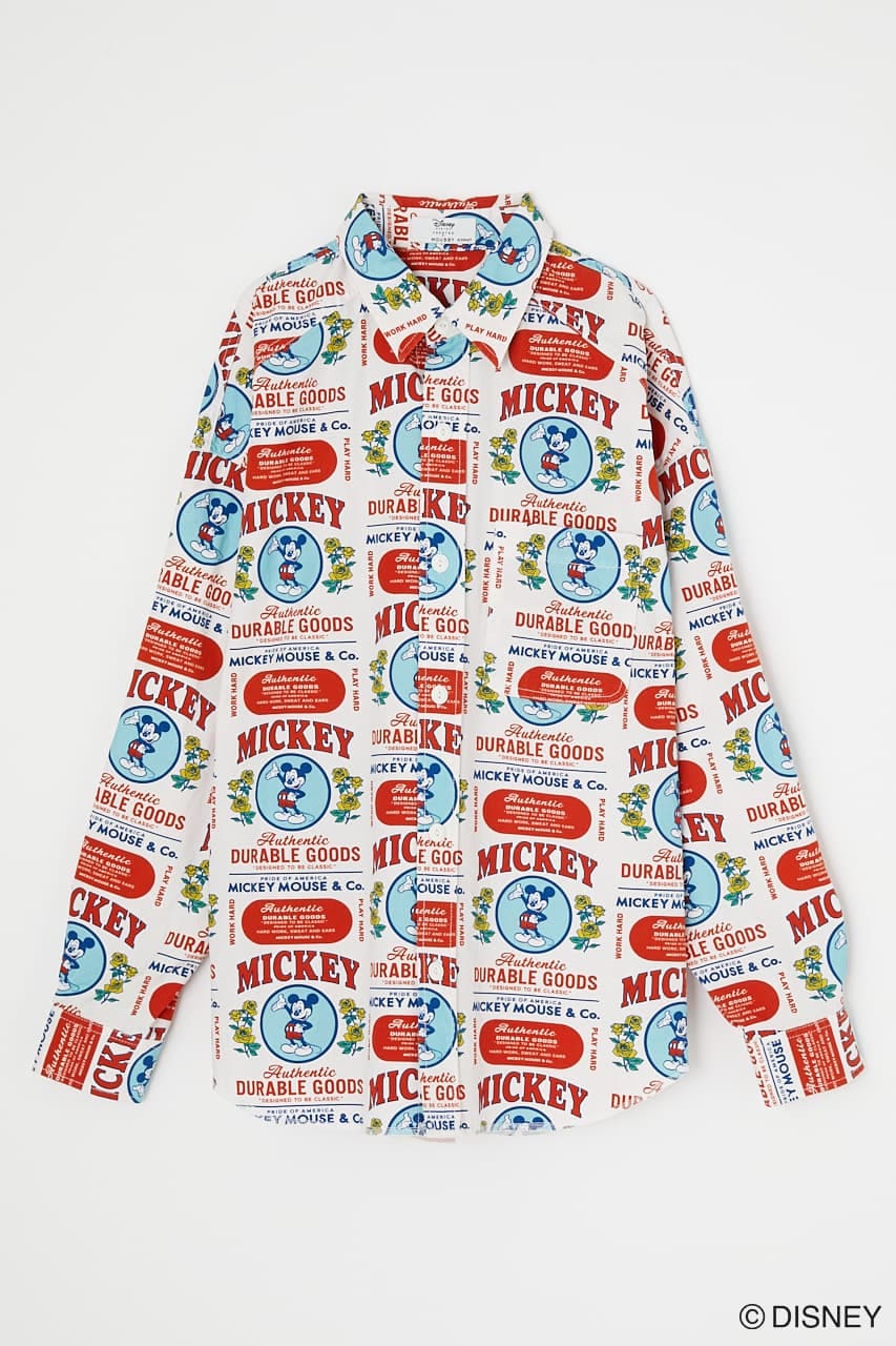 Disney SERIES CREATED by MOUSSY | MD MICKEY DURABLE GOODS SHIRT
