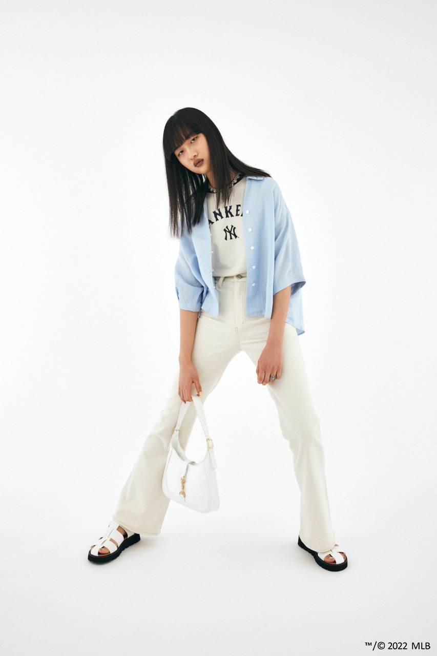 MOUSSY | WIDE SLEEVE TUCK シャツ (シャツ・ブラウス ) |SHEL'TTER ...