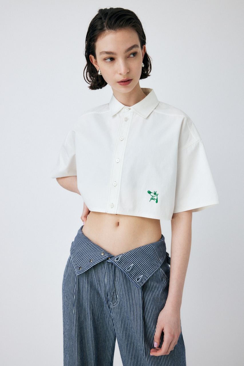 MOUSSY | PU CROPPED シャツ (スウェット・パーカー ) |SHEL'TTER WEBSTORE