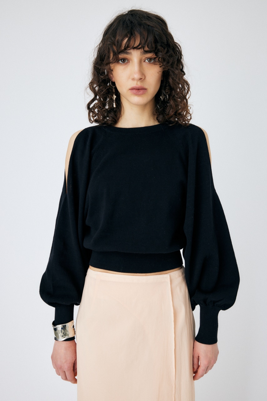 MOUSSY | OPEN SHOULDER KNIT トップス (ニット ) |SHEL'TTER WEBSTORE