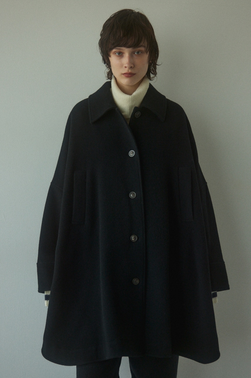 big silhouette wool coat