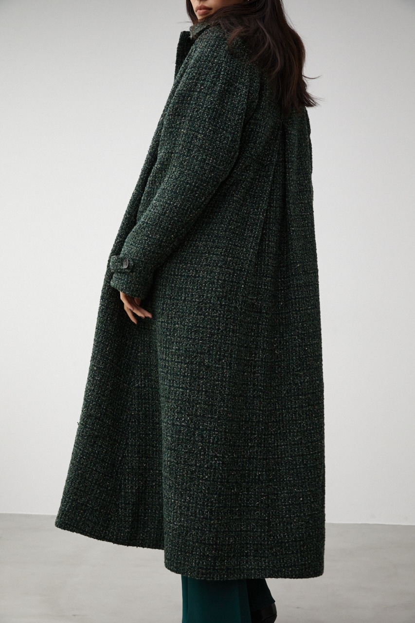 AZUL BY MOUSSY | A LINE TWEED COAT (コート ) |SHEL'TTER WEBSTORE