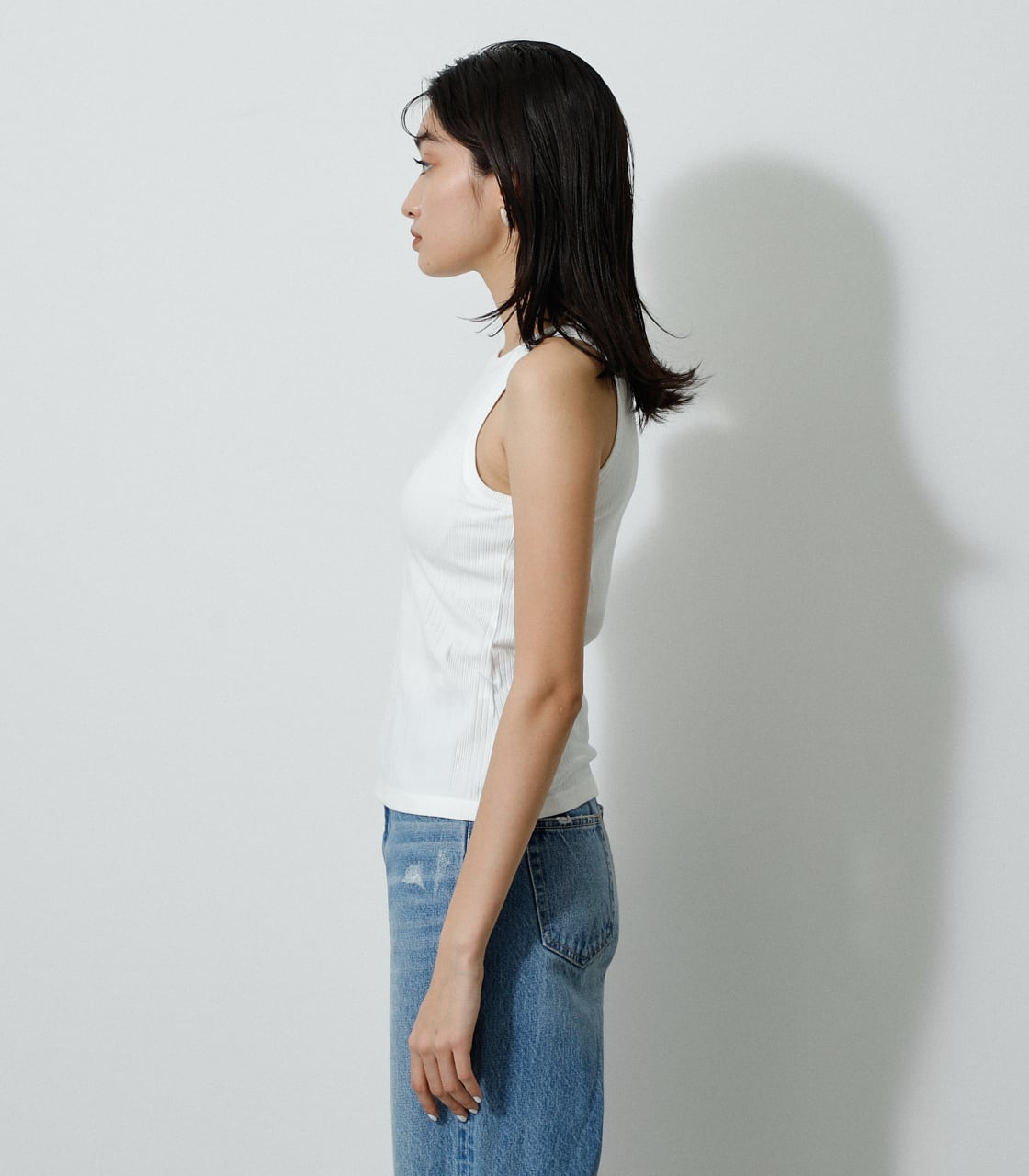 AZUL BY MOUSSY | BASIC AMERICAN SLEEVE TANK TOP (ベアトップ 