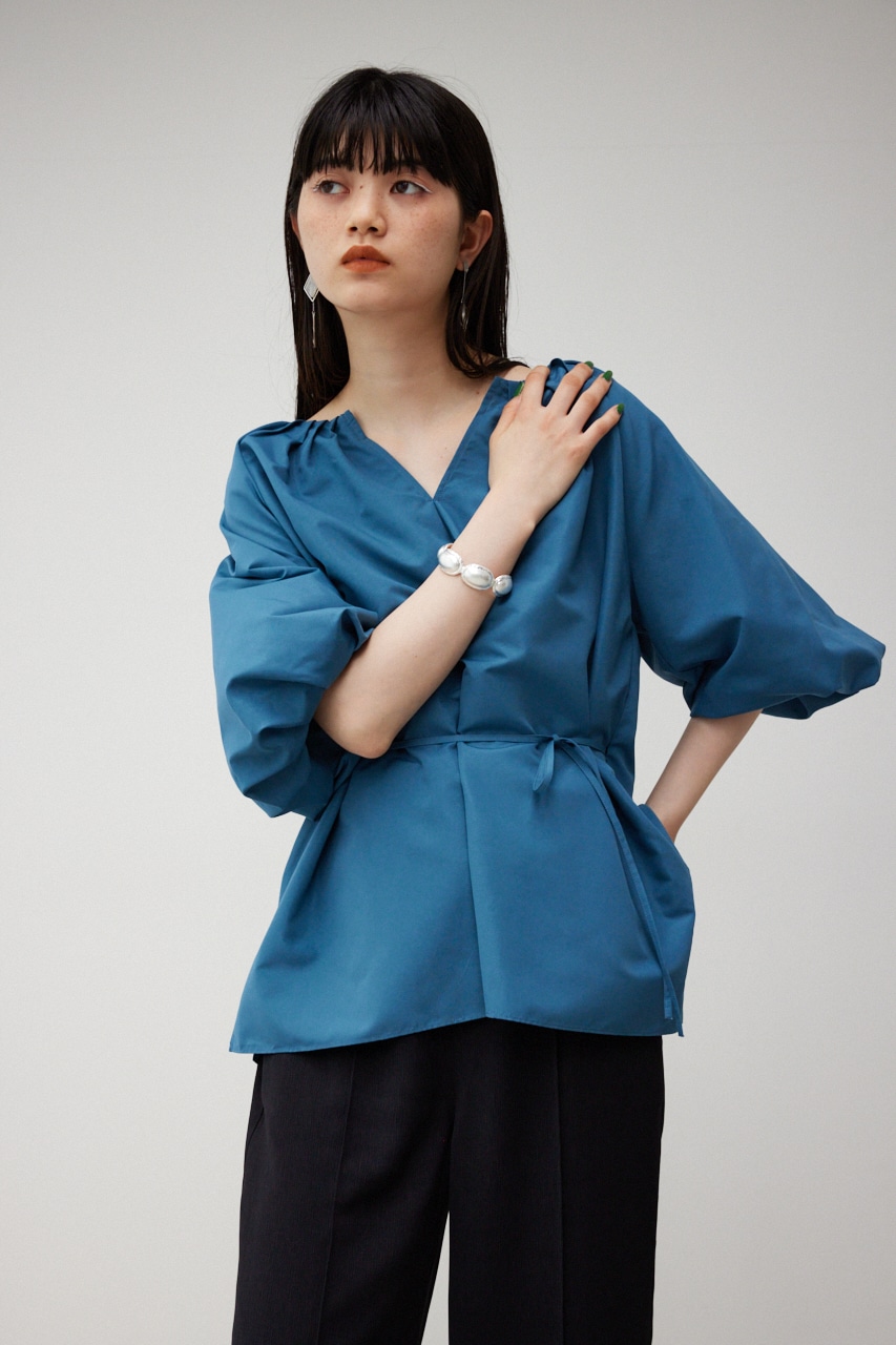 AZUL BY MOUSSY | RELATECH GATHER BLOUSE (シャツ・ブラウス ) |SHEL'TTER WEBSTORE