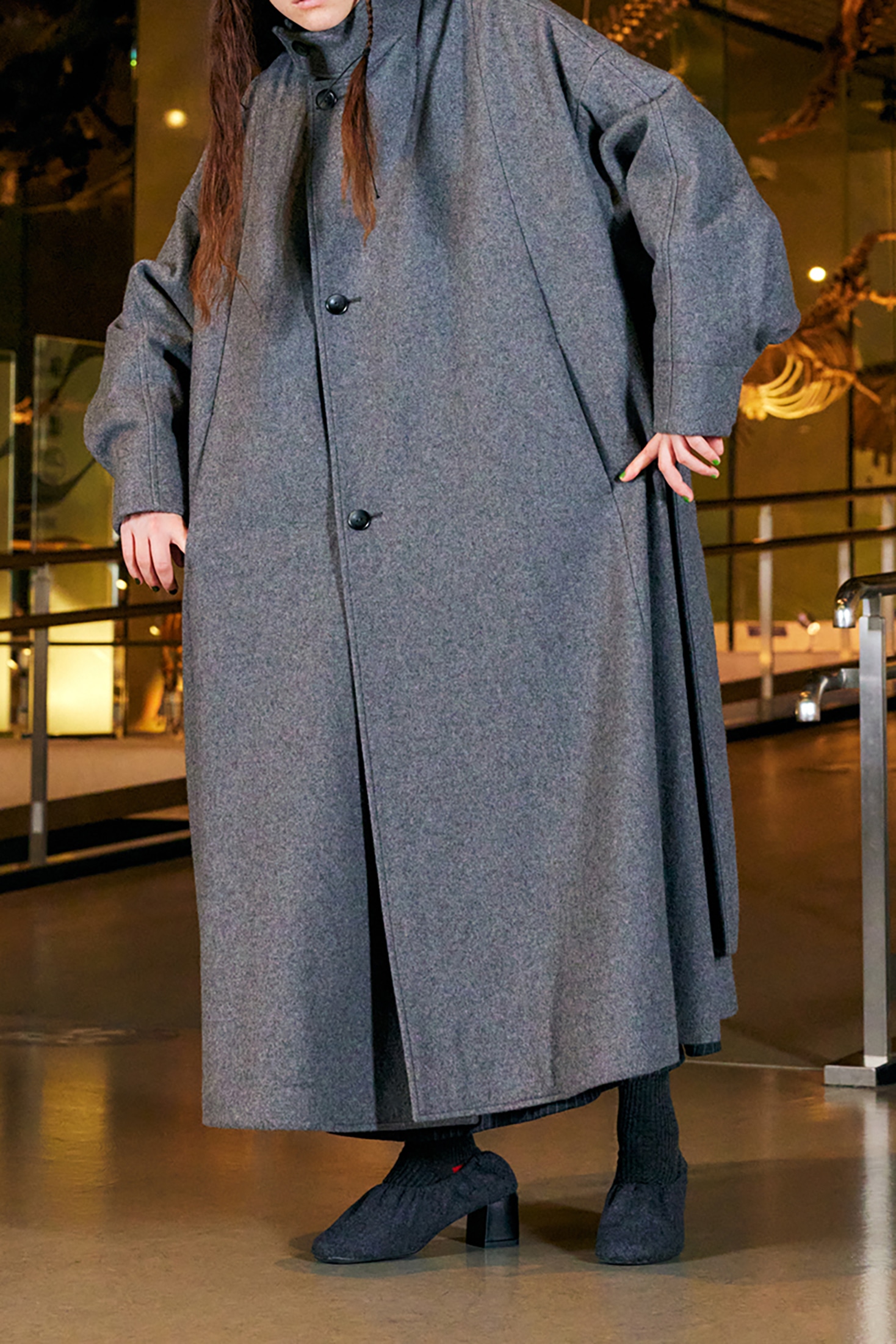 OVER-SIZE FLARE COAT