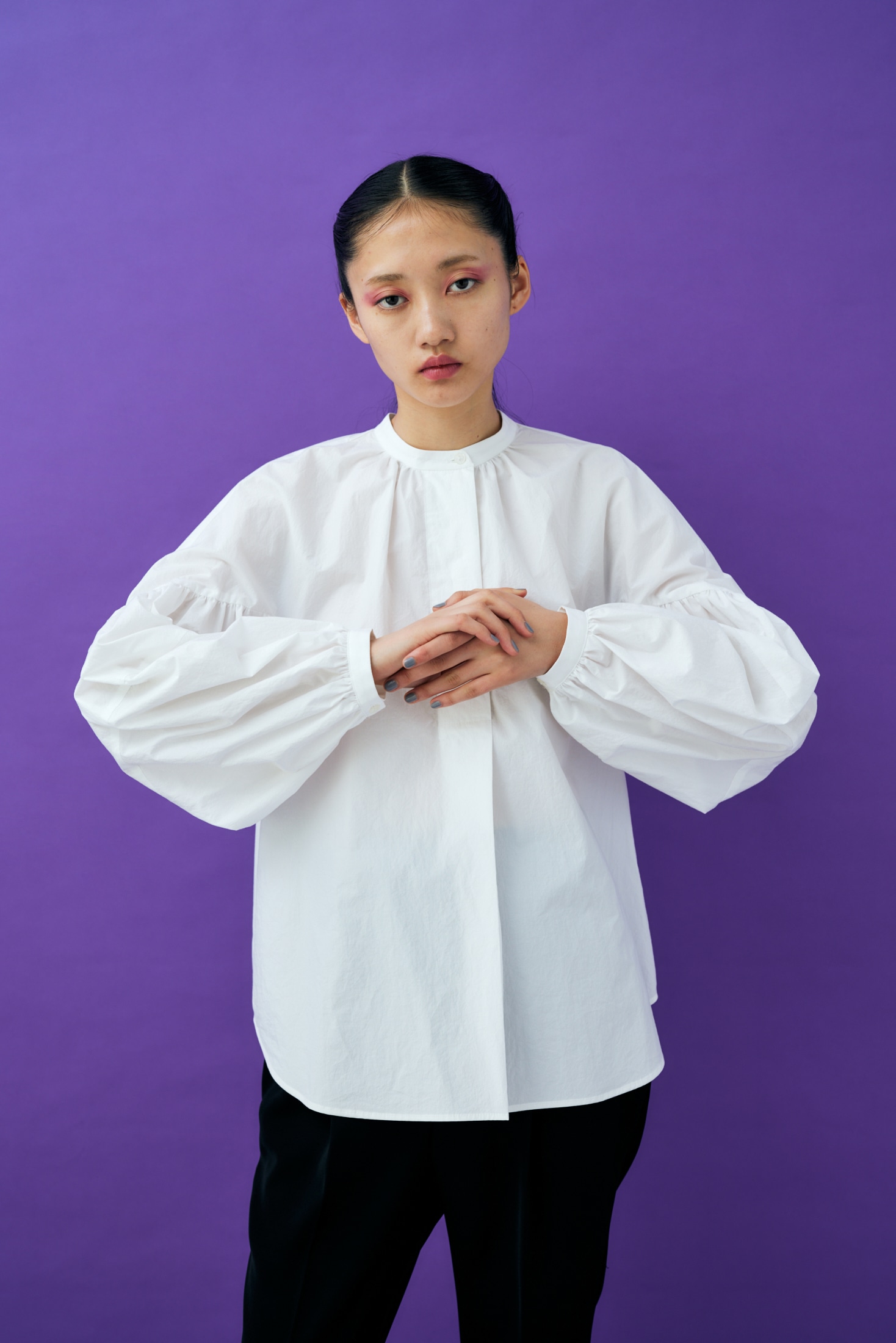 VOLUME ARM BLOUSE｜38｜WHT｜SHIRTS AND BLOUSES｜|ENFÖLD OFFICIAL