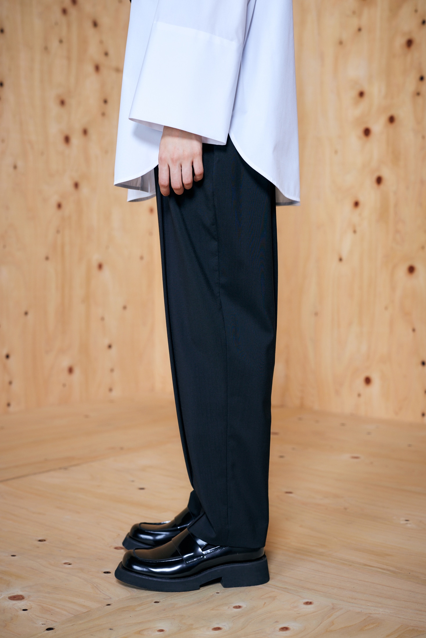 WIDE-COCOON TROUSERS｜36｜BLK｜TROUSERS｜|ENFÖLD OFFICIAL ONLINE ...
