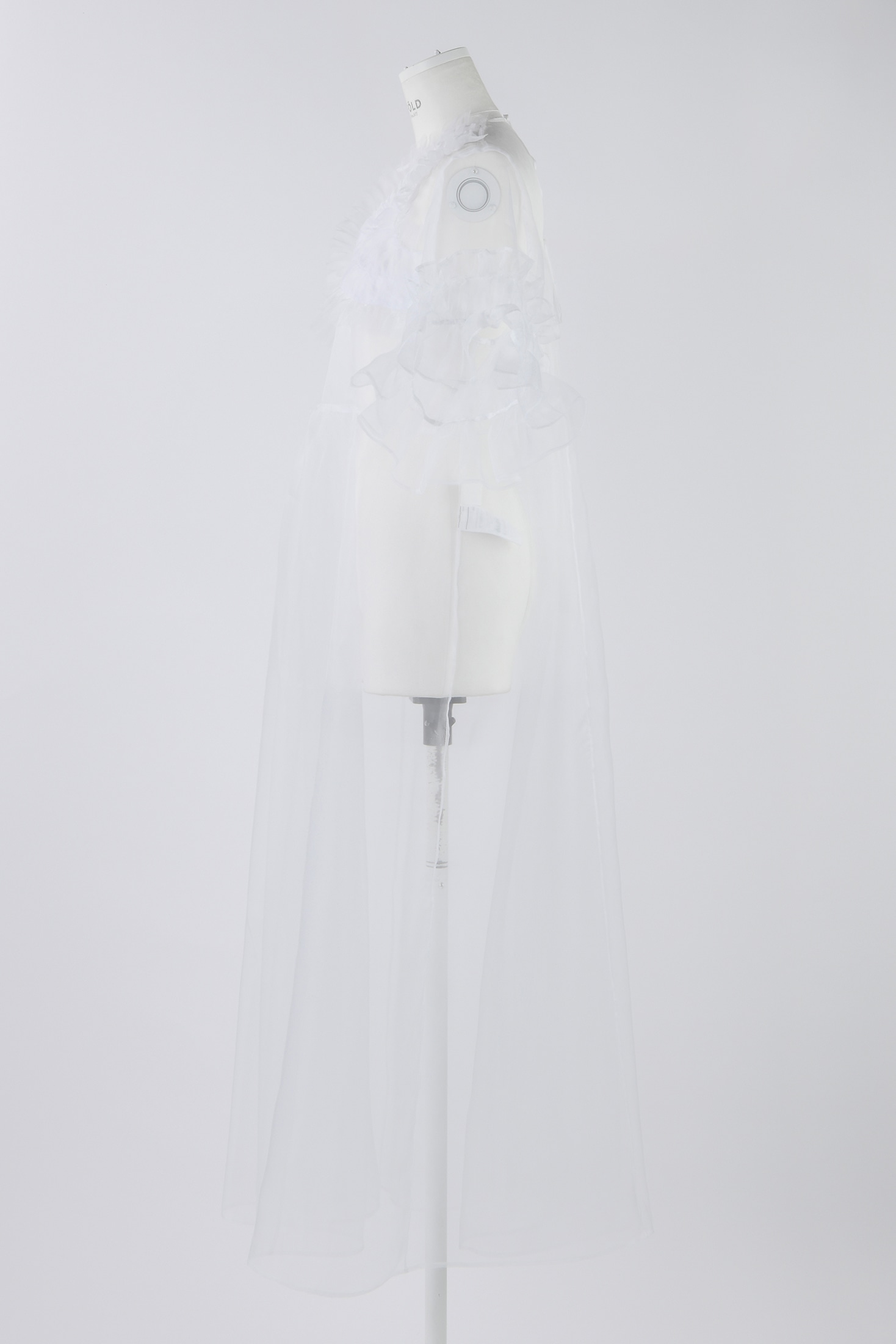 CLEAR ORGANDY DECORATIVE DRESS