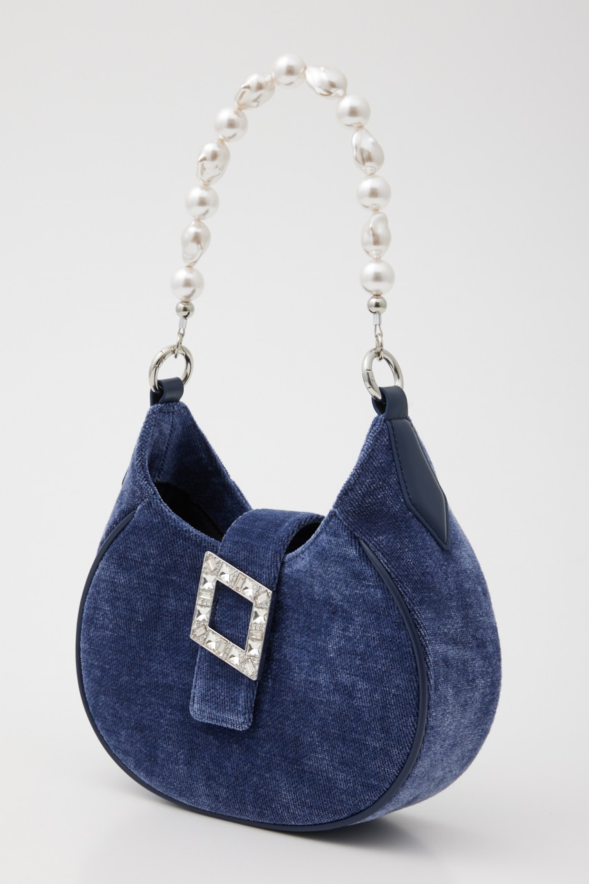 2way HALF MOON denim bag www.krzysztofbialy.com