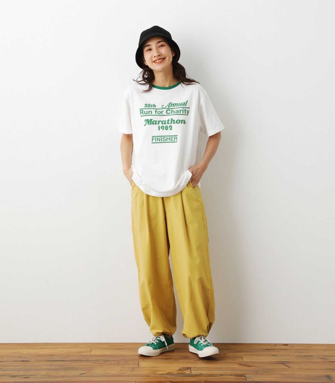 82MarathonリンガーTシャツ