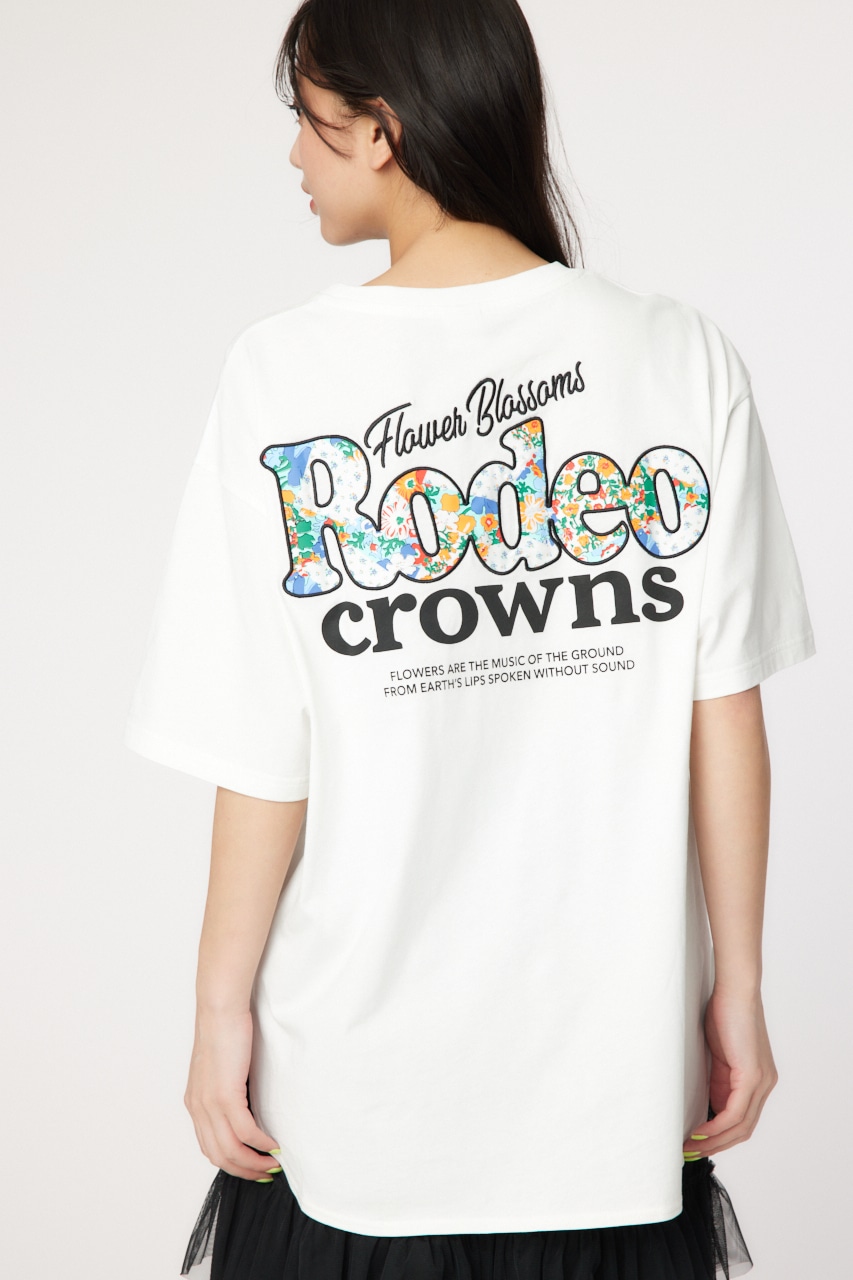 RODEO CROWNS WIDE BOWL | パッチワークパターンアップリケ Tシャツ (T 