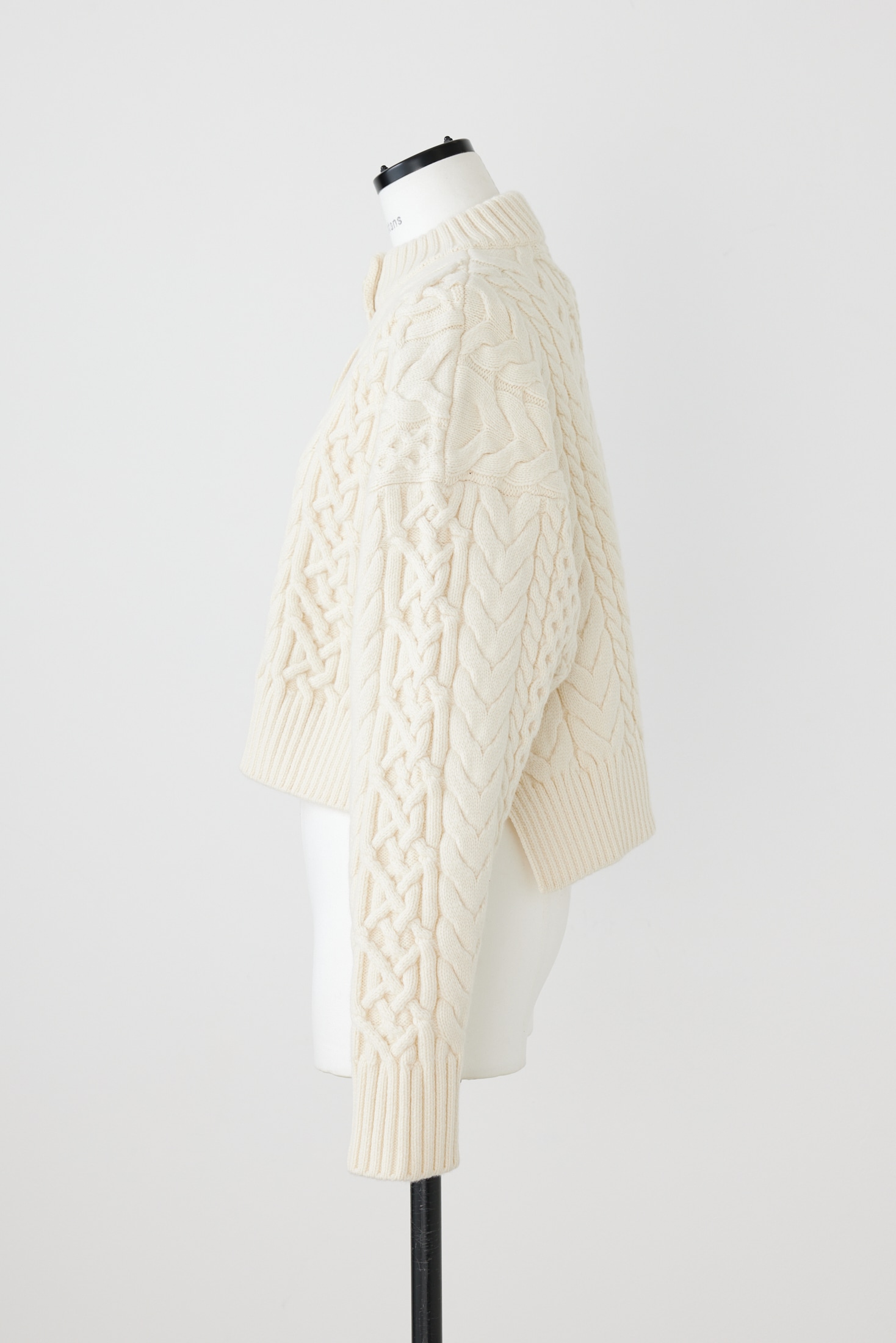 cable knit cardigan｜M｜WHT｜knit wear｜någonstans official online