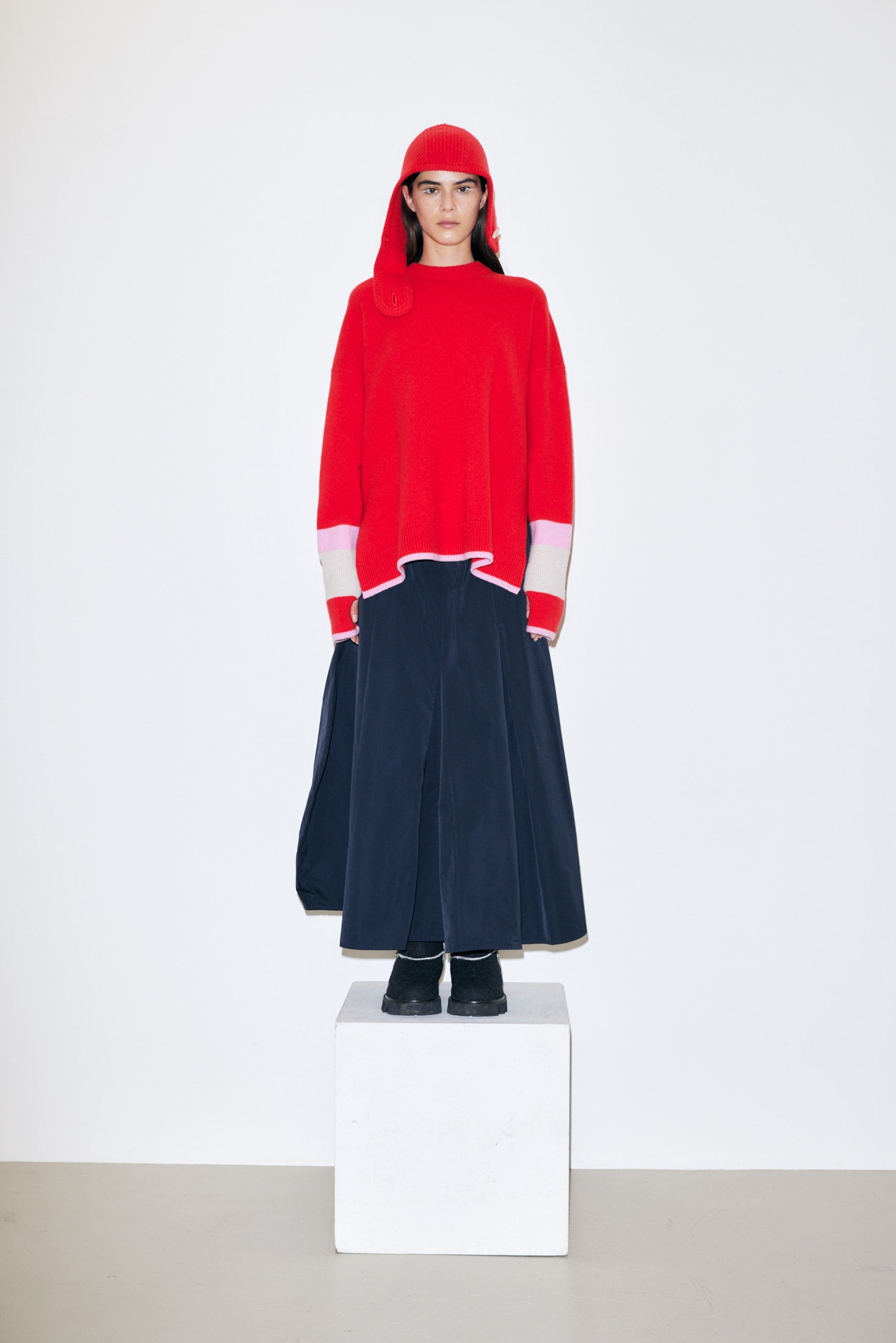 depth flare skirt｜S｜BLU｜skirt｜någonstans official online store