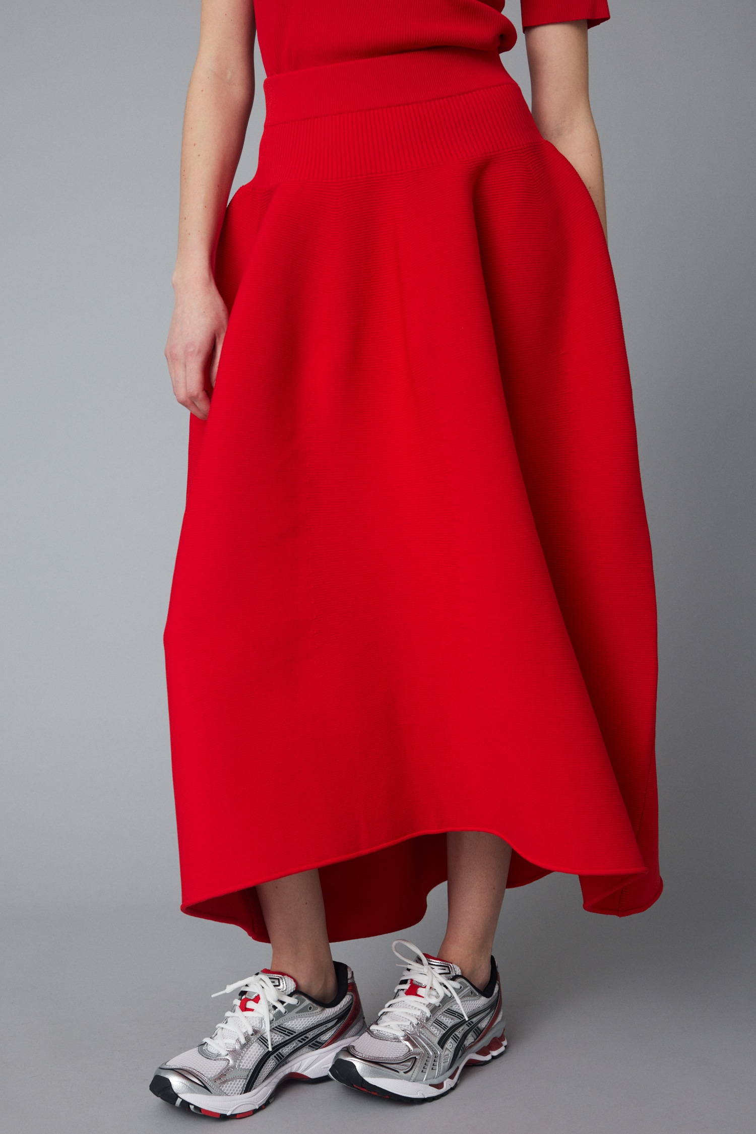 HeRIN.CYE | ［予約］Jersey volum knit skirt (スカート(ロング 
