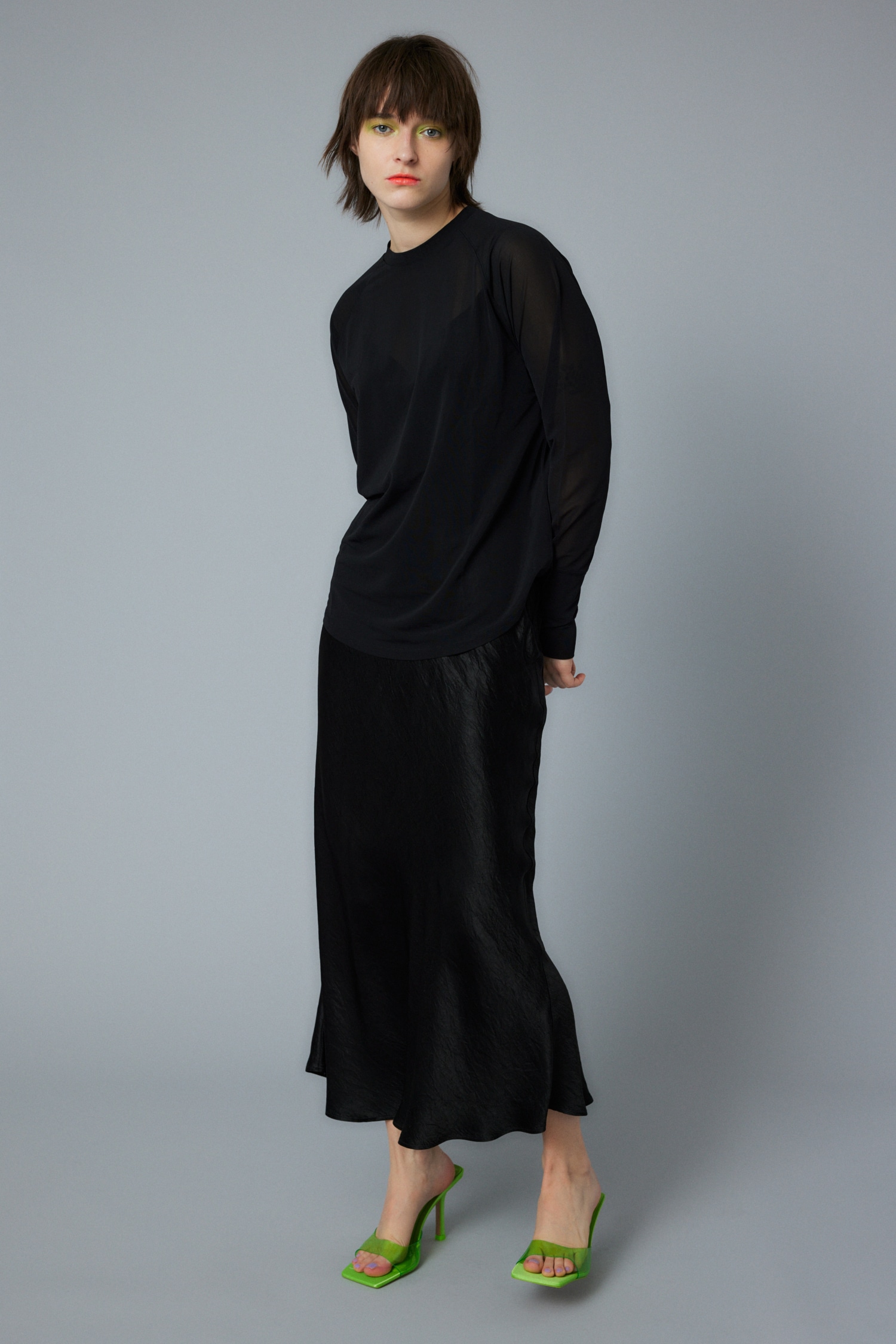 HeRIN.CYE | 【予約】Sheer loose long T-shirt (Tシャツ・カットソー