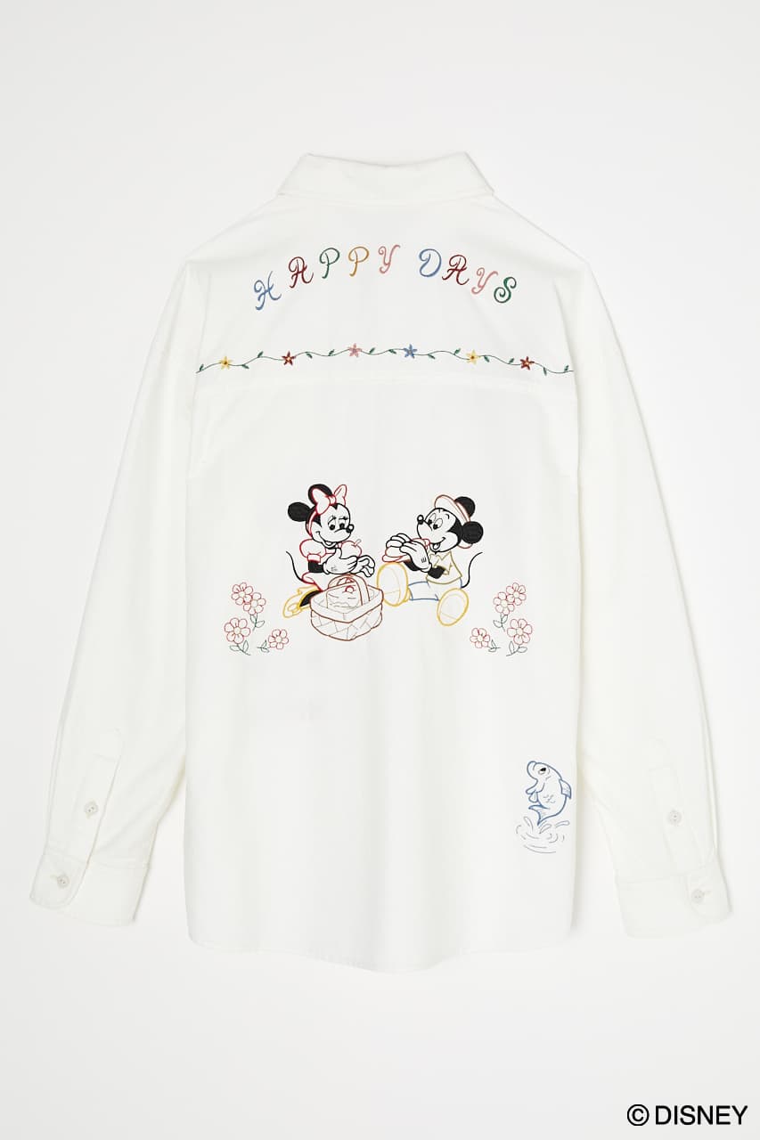 MD MICKEY EMBROIDERY SHIRT