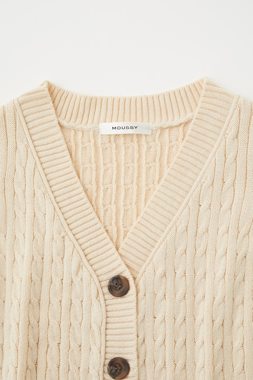 MOUSSY | CABLE KNIT ベスト (ニット ) |SHEL'TTER WEBSTORE