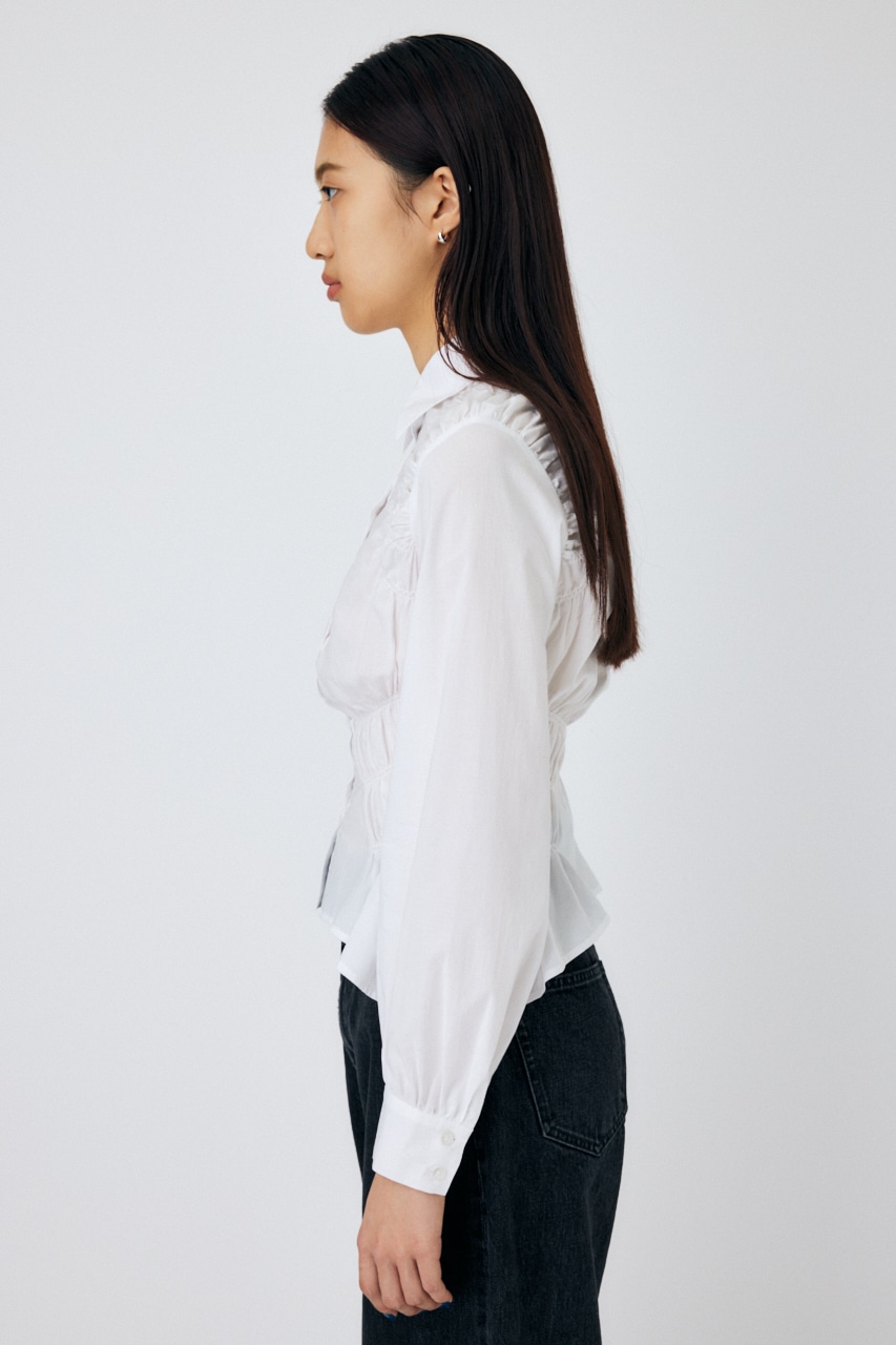 MOUSSY | COTTON GATHER シャツ (シャツ・ブラウス ) |SHEL'TTER WEBSTORE