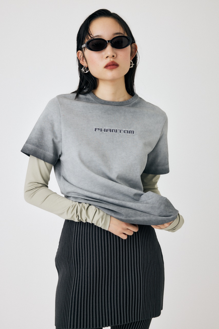MOUSSY | LAYERED LIKE EMBROIDERY LS Tシャツ (Tシャツ・カットソー 