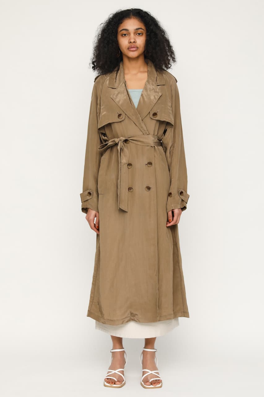 AURORA SHEER TRENCH コート