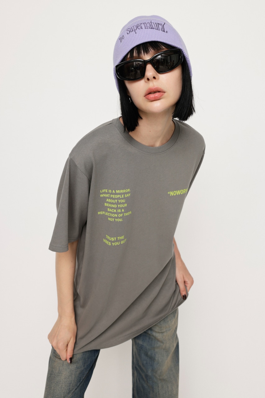 OVER SIZE MESSAGE Tシャツ