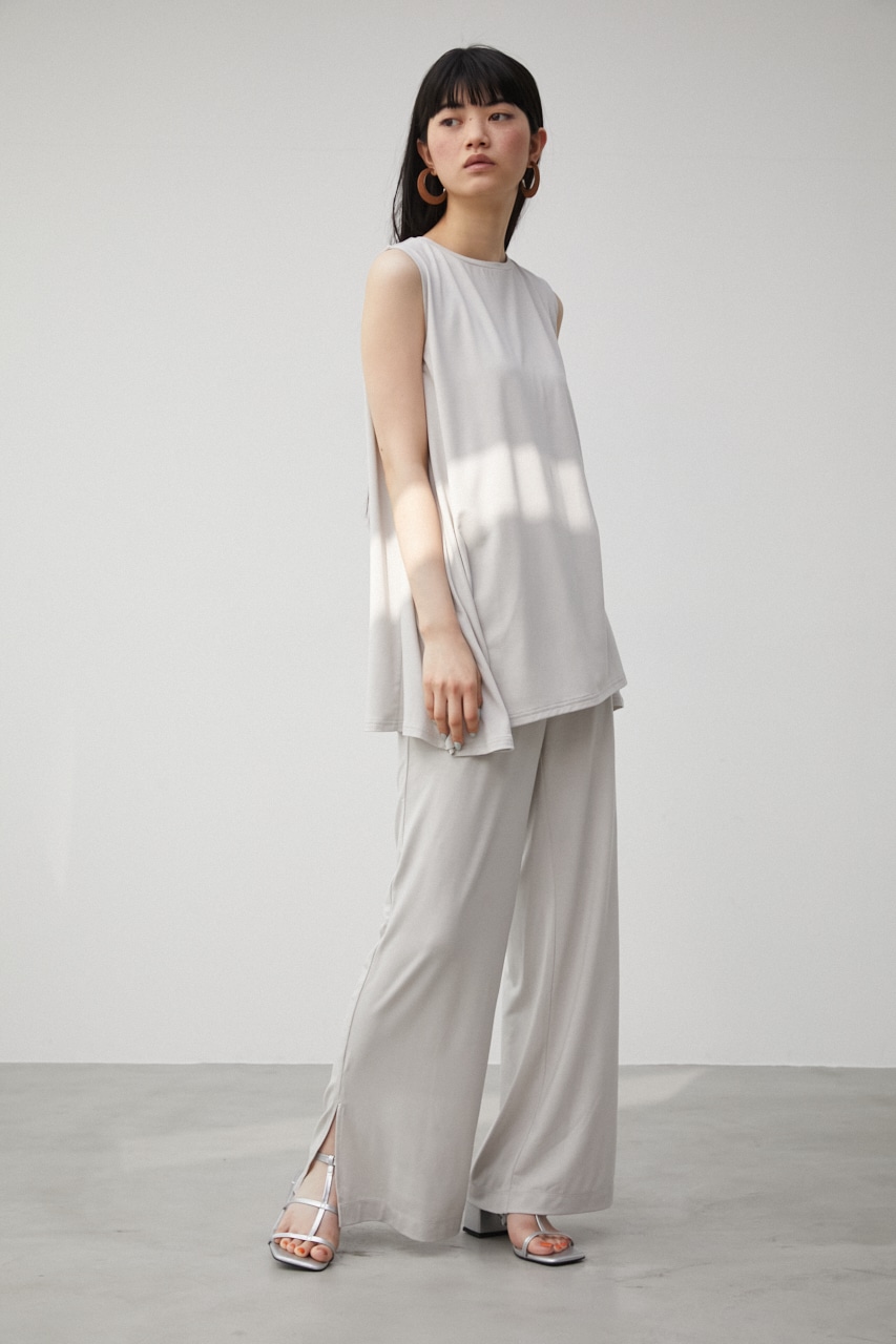 【トライファンクション】 ICE CLEAN SIDE SLIT PANTS