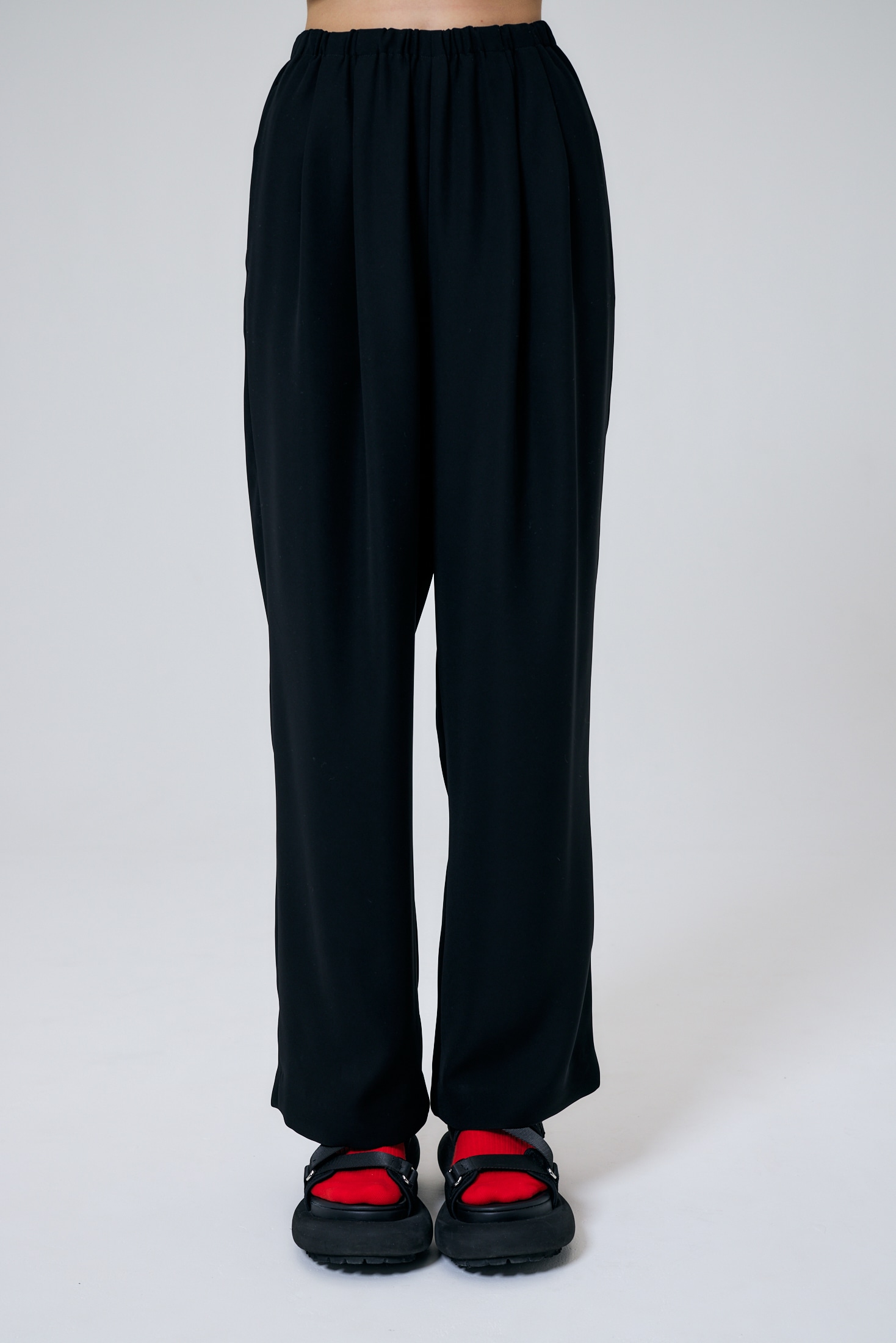 STRAIGHT-WIDE PANTS｜34｜BLK｜TROUSERS｜|ENFÖLD OFFICIAL ONLINE 