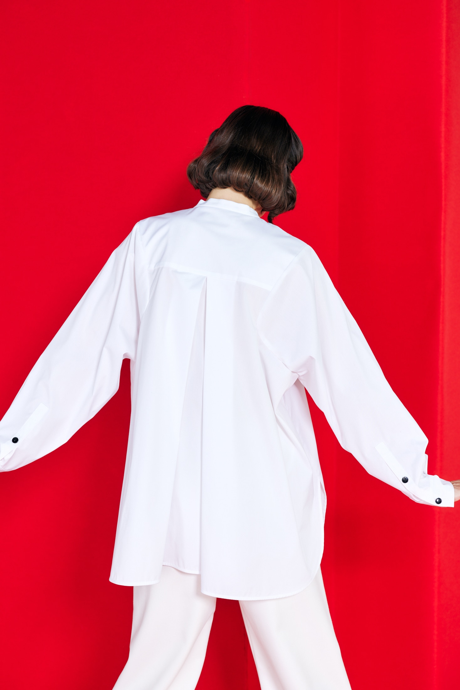 WIDE-SLEEVES SHIRT｜38｜WHT｜SHIRTS AND BLOUSES｜|ENFÖLD OFFICIAL 