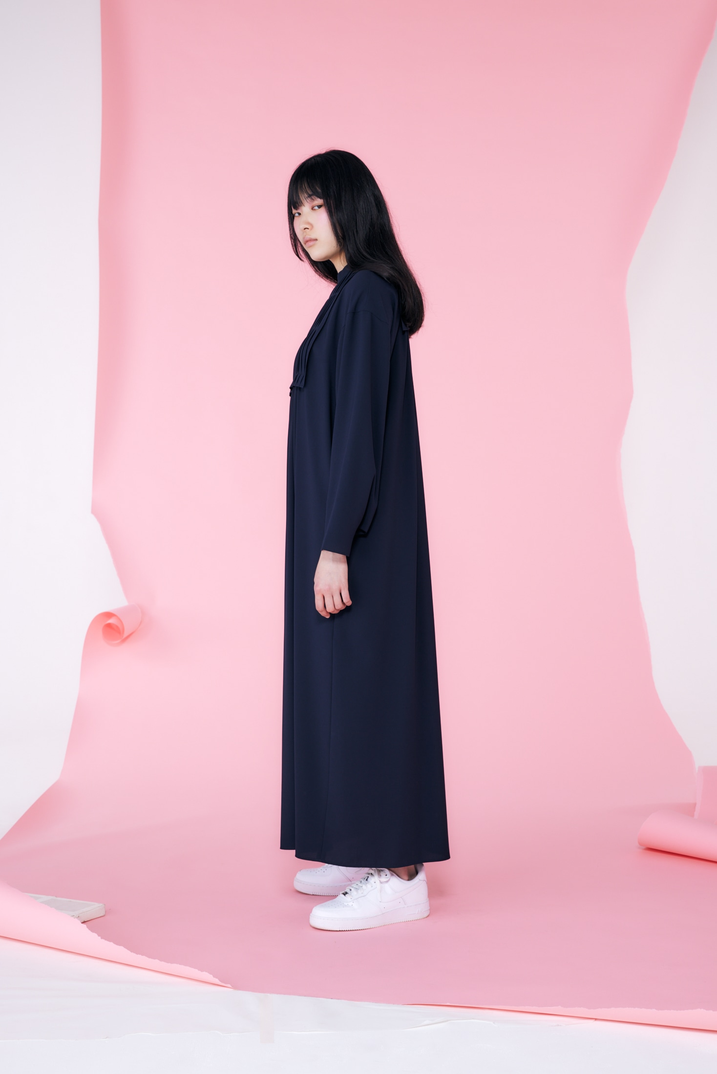 ストレッチドビー ENFOLD PIN-TACK DRESS | portaldekor.rs