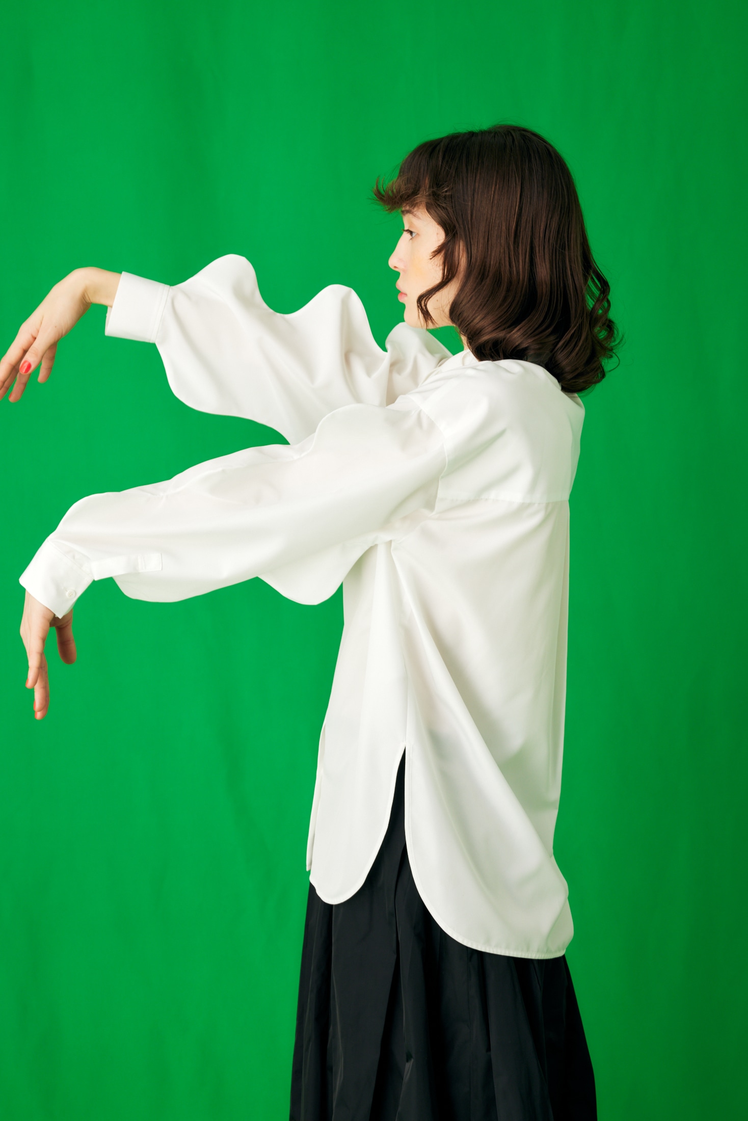 WAVE SHIRT｜38｜WHT｜SHIRTS AND BLOUSES｜|ENFÖLD OFFICIAL ONLINE