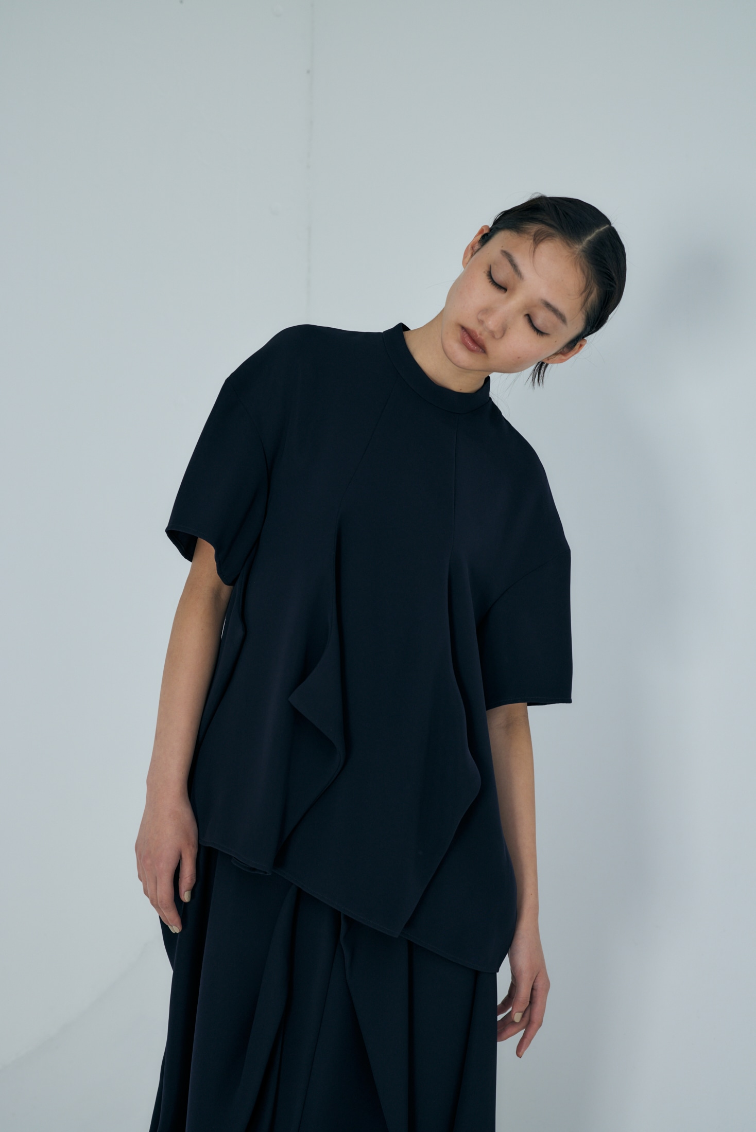 SQUARE-HEM PULLOVER｜38｜WHT｜SHIRTS AND BLOUSES｜|ENFÖLD OFFICIAL 