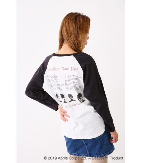 BEATLES TOUR ラグラン L／S トップス