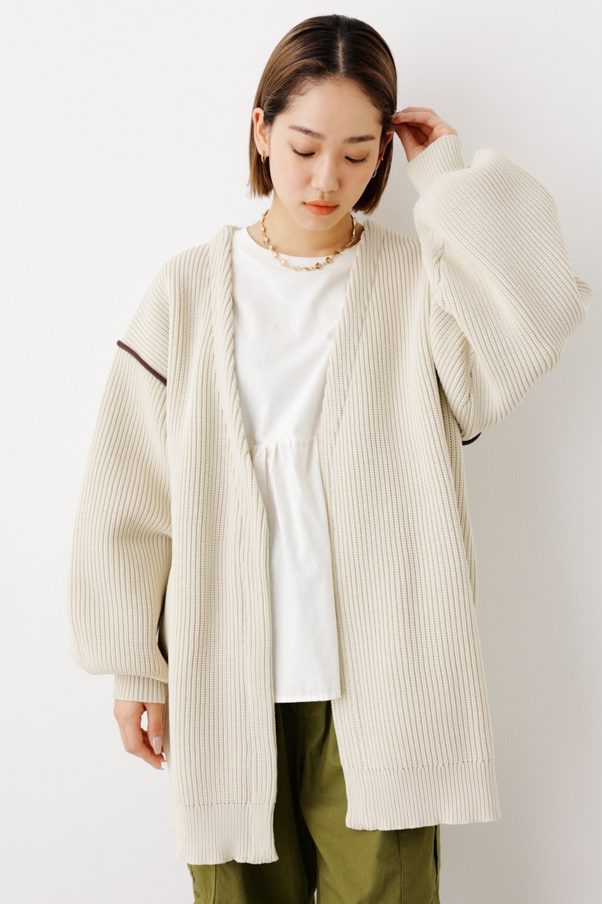 RODEO CROWNS WIDE BOWL | A-LIGHT KNIT パイピング カーディガン 