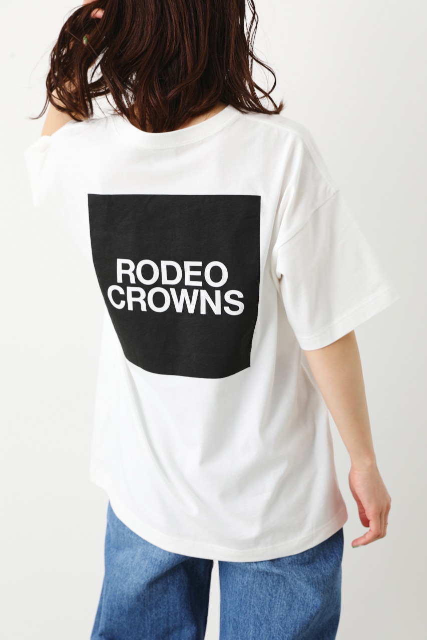 RODEO CROWNS WIDE BOWL | スクウェアボックスロゴTシャツ (Tシャツ