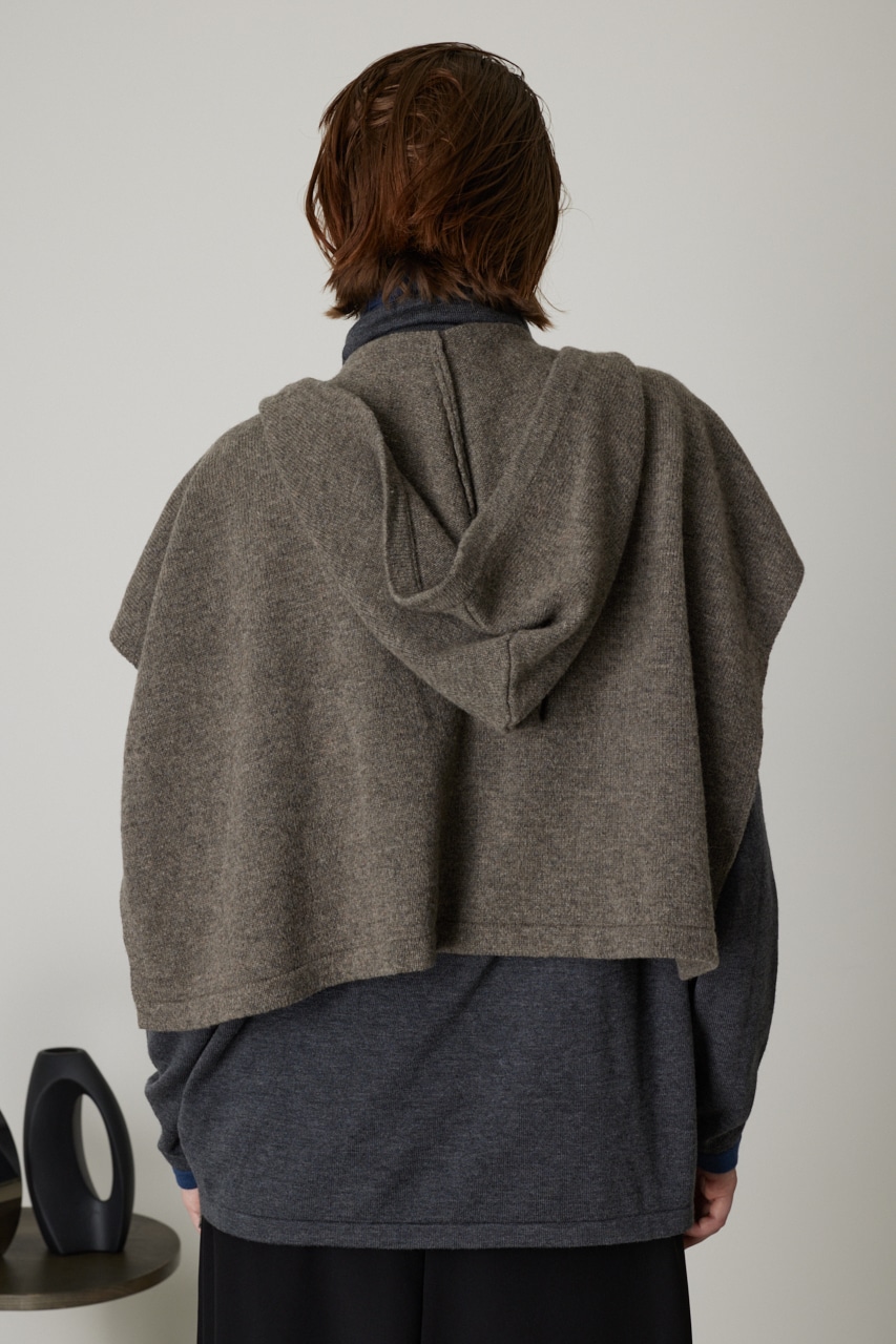 RIM.ARK | Hood poncho stole (OTHERS ) |RIM.ARK ONLINE STORE