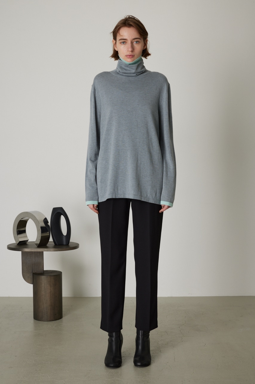 RIM.ARK | Double turtleneck knit tops (KNITWEAR ) |RIM.ARK ONLINE