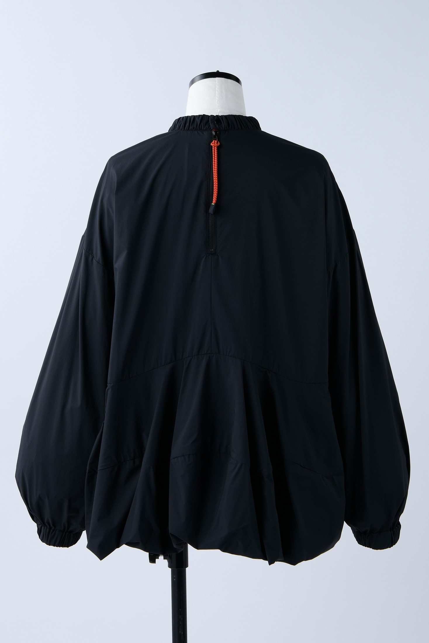 super lightweight solid hem 2way pullover｜M｜BLK｜shirts and