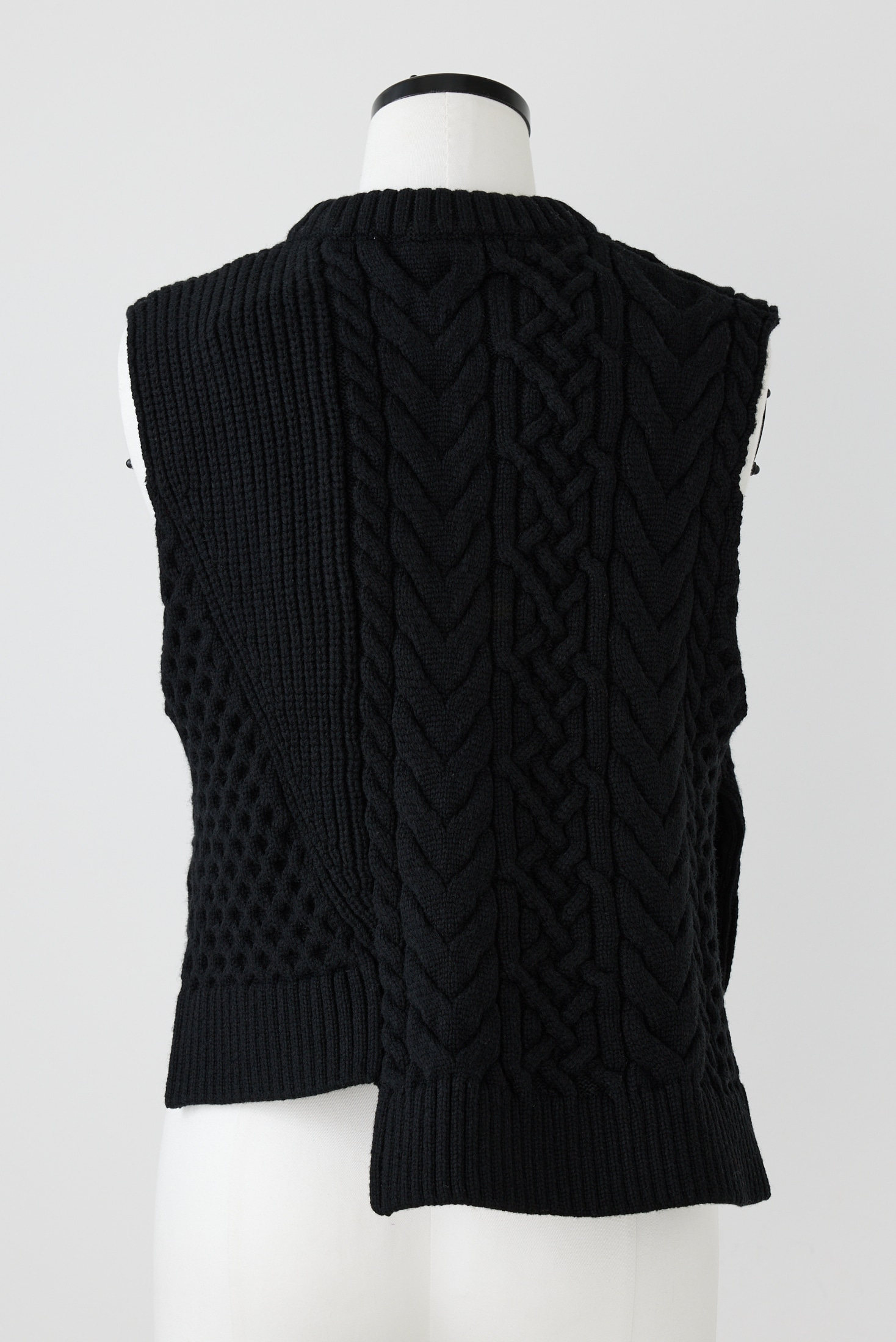 【新品・未使用】 nagonstans cable knit vestナゴンスタンス
