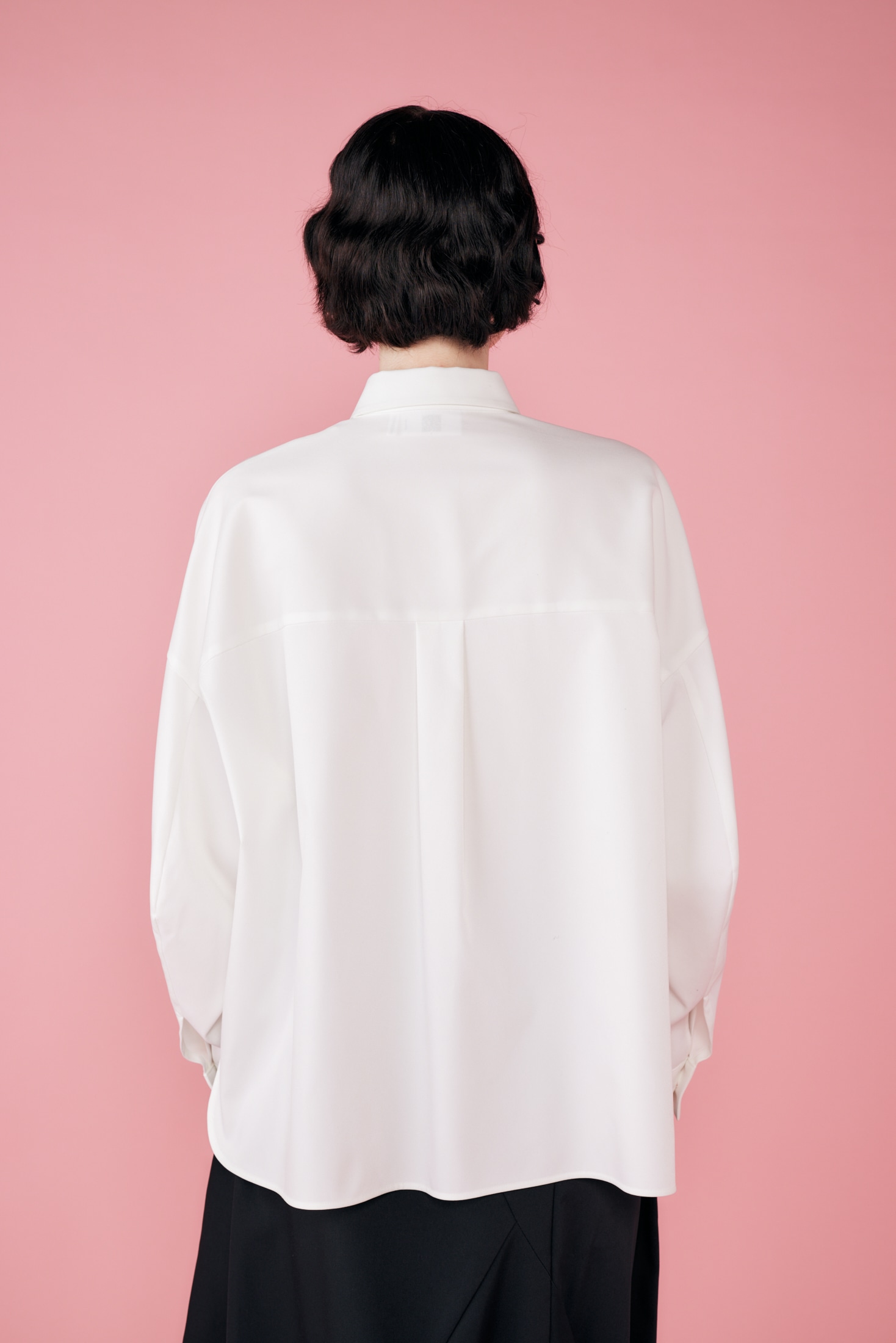 easy care cropped shirt｜M｜WHT｜shirts and blouses｜någonstans 