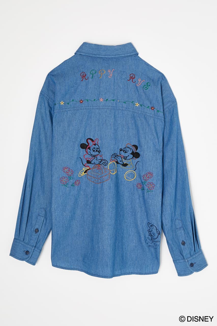 MD MICKEY EMBROIDERY SHIRT