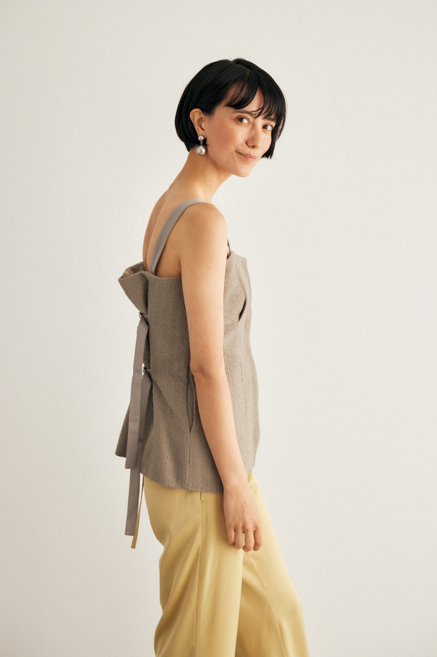 M_ | 【M_】TWEED SLEEVELESS トップス (キャミソール ) |SHEL'TTER