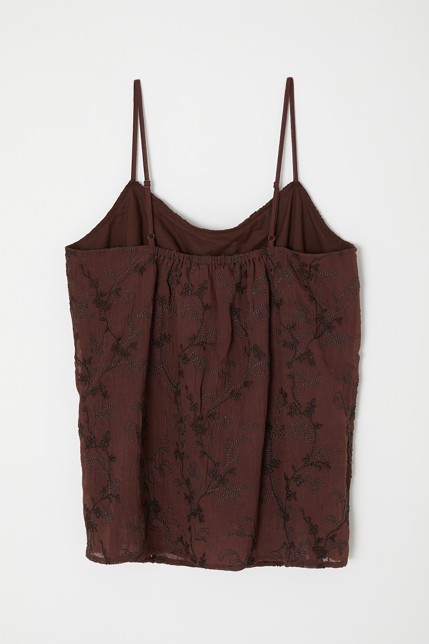 MOUSSY | SHEER EMBROIDERED キャミソール (キャミソール ) |SHEL'TTER