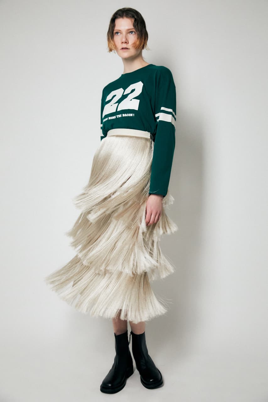 MOUSSY | FEATHER LIKE FRINGE SKIRT (スカート(ロング) ) |SHEL'TTER 