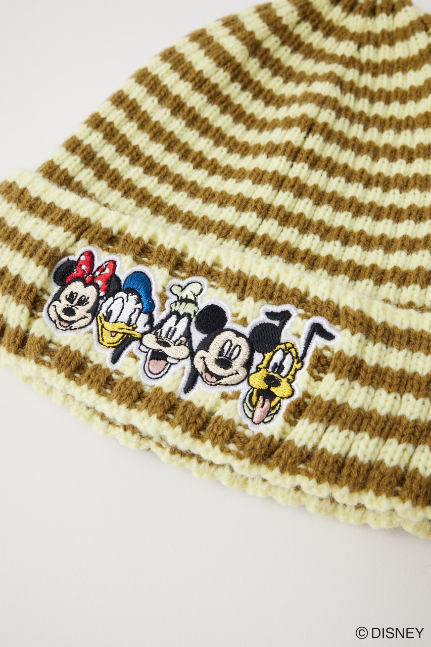 Disney SERIES CREATED by MOUSSY | MD STRIPED ニット キャップ