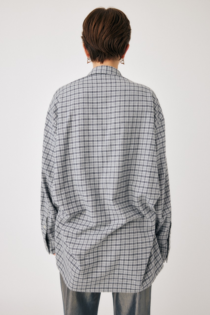 MOUSSY | TWISTED OVERSIZED CHECK シャツ (シャツ・ブラウス ) |SHEL 